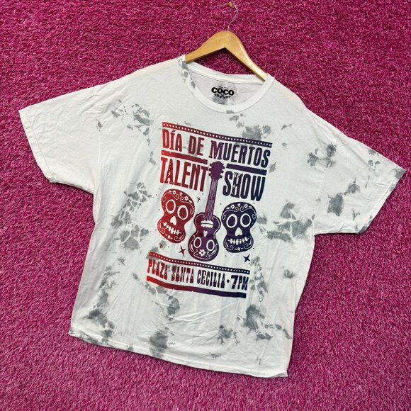 Coco Día De Los Muertos Poster tiedye T-shirt size 2XL. - Picture 3 of 4
